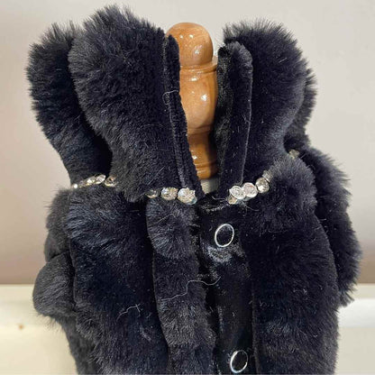 Lemming Black Fur Coat