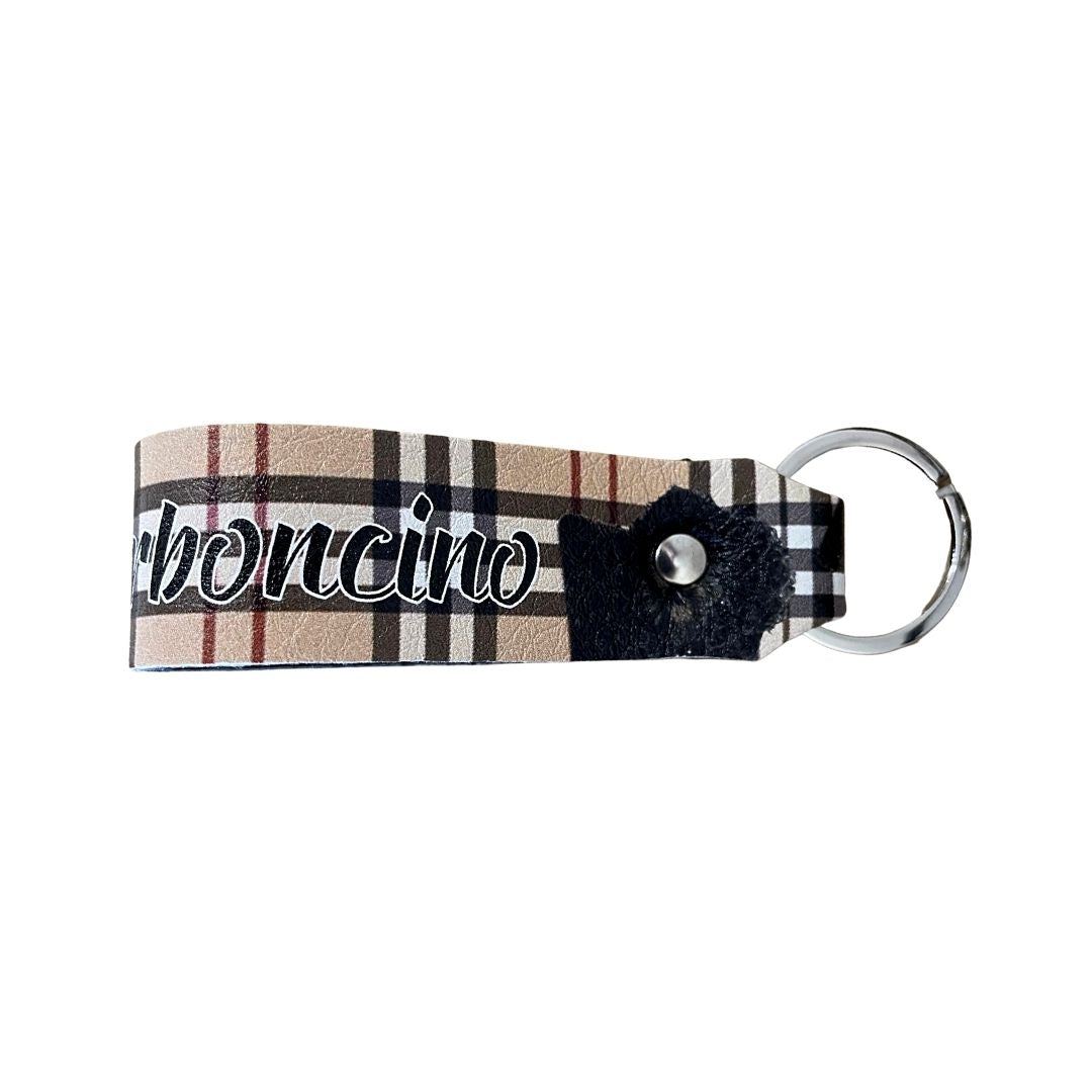 Burberry Poodle Eco Leather Keychain
