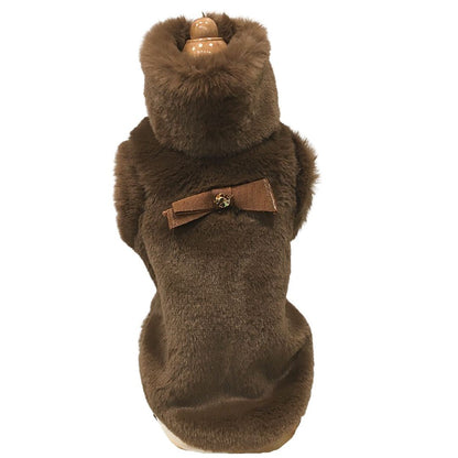 Pull Furry Teddy in Ecopelliccia Camel